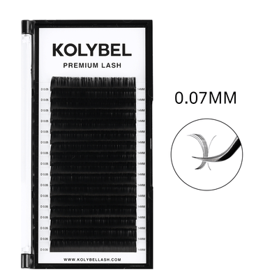 Premium Lash Extensions 0.07mm(16Rows)-kolybel