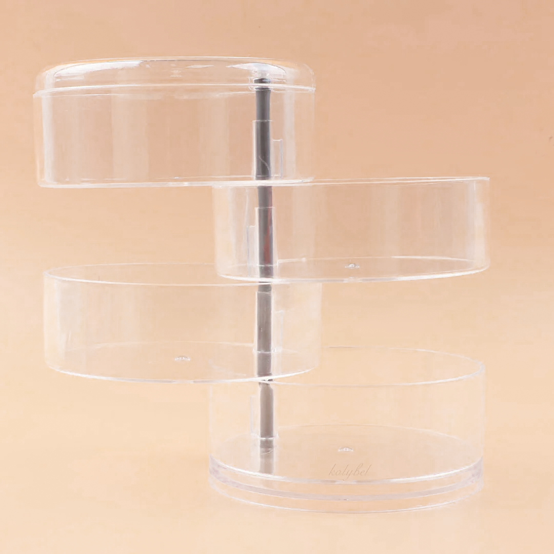 Transparent Four-layer Storage Box