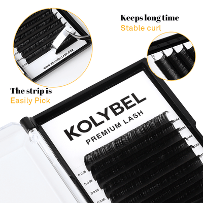 Wholesale Premium Lash Extensions 0.03mm(16Rows)-kolybel