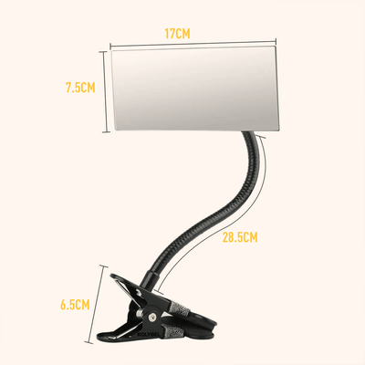 Security Convex Mirror with Adjustable Clip-kolybel