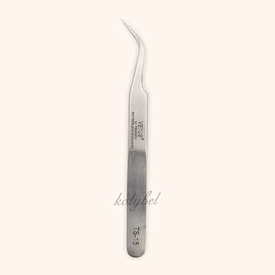 TS-15 Eyelash Extension Tweezers KB-13 - Kolybel