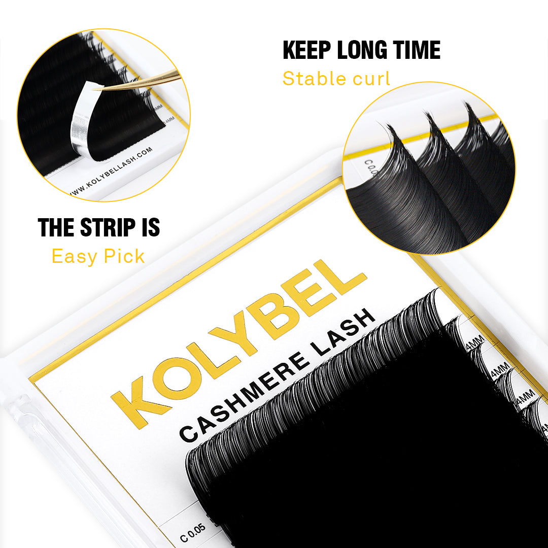 Cashmere Lash Extensions 0.05mm(16Rows)-kolybel