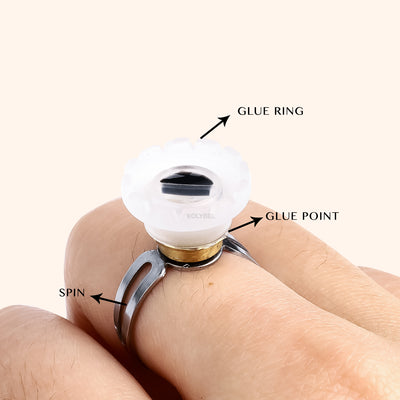Spinning Ring Holder For Eyelashes Extension