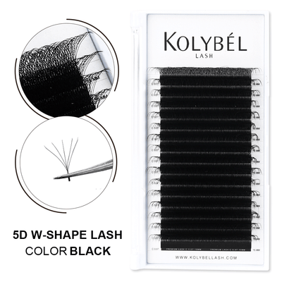 W Style 5D Premade Volume Fan Lashes (16 Rows)-kolybel