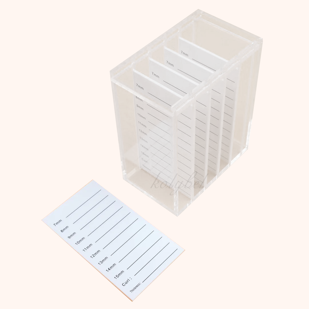 Boîte de palette de table de cils