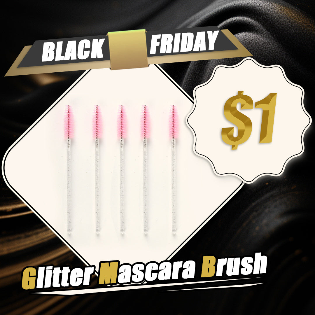 $1.0 New Glitter Mascara Brush Eyelash (Limit 1 Piece)-kolybel