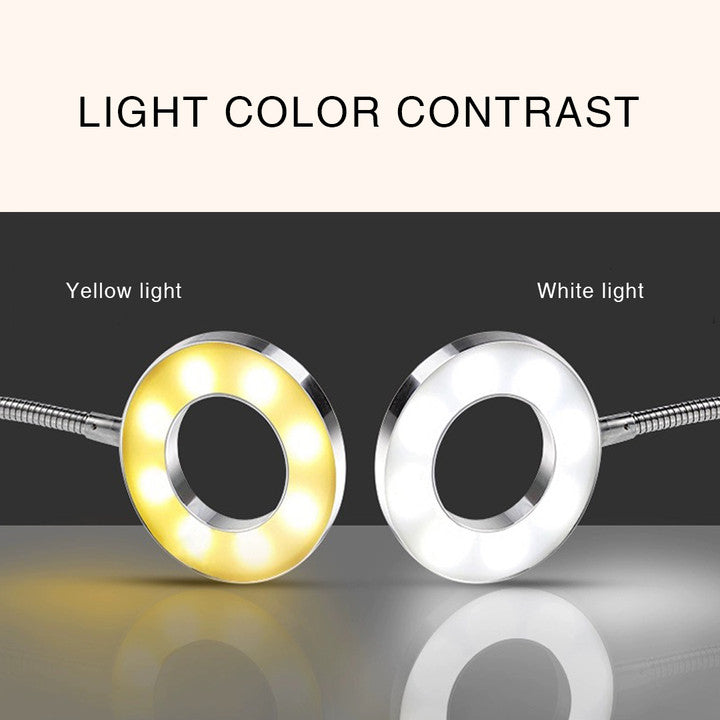 LED Round Clamp Light for Eyelash Extensions