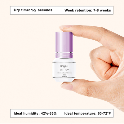 1-2 Second Ruby Adhesive Eyelash Extension Glue (5ml)
