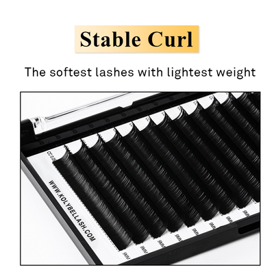 Wholesale Premium Lash Extensions 0.03mm(16Rows)-kolybel