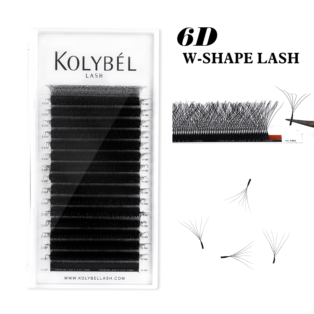 0.07MM YY Premade Volume Fans Extensions de cils (16 Rangs)