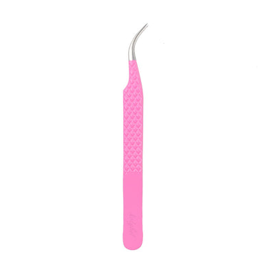 KP-03 Pink Tweezers For Eyelash Extension-kolybel lash