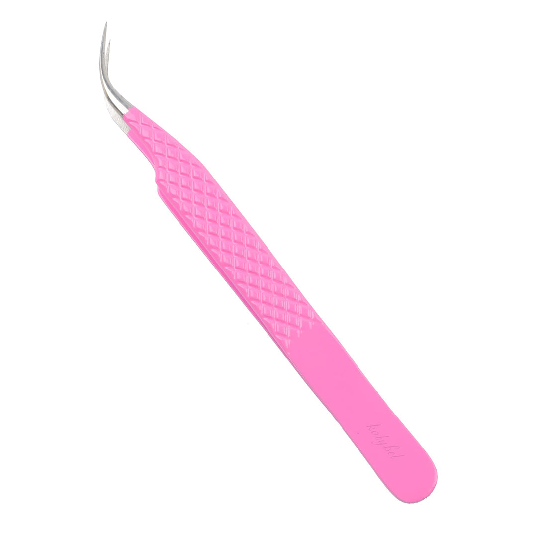 KP-03 Pink Tweezers For Eyelash Extension-kolybel lash